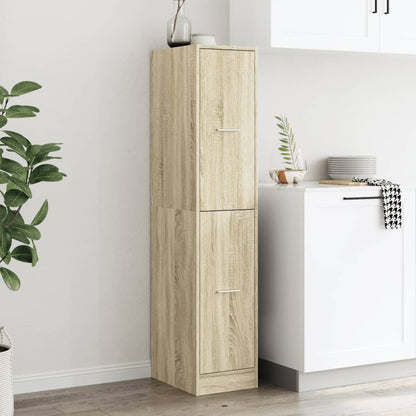 Sonoma Oak Apothecary Cabinet, 30x41x144.5 cm, Engineered Wood