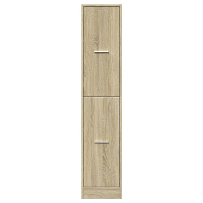 Sonoma Oak Apothecary Cabinet, 30x41x144.5 cm, Engineered Wood