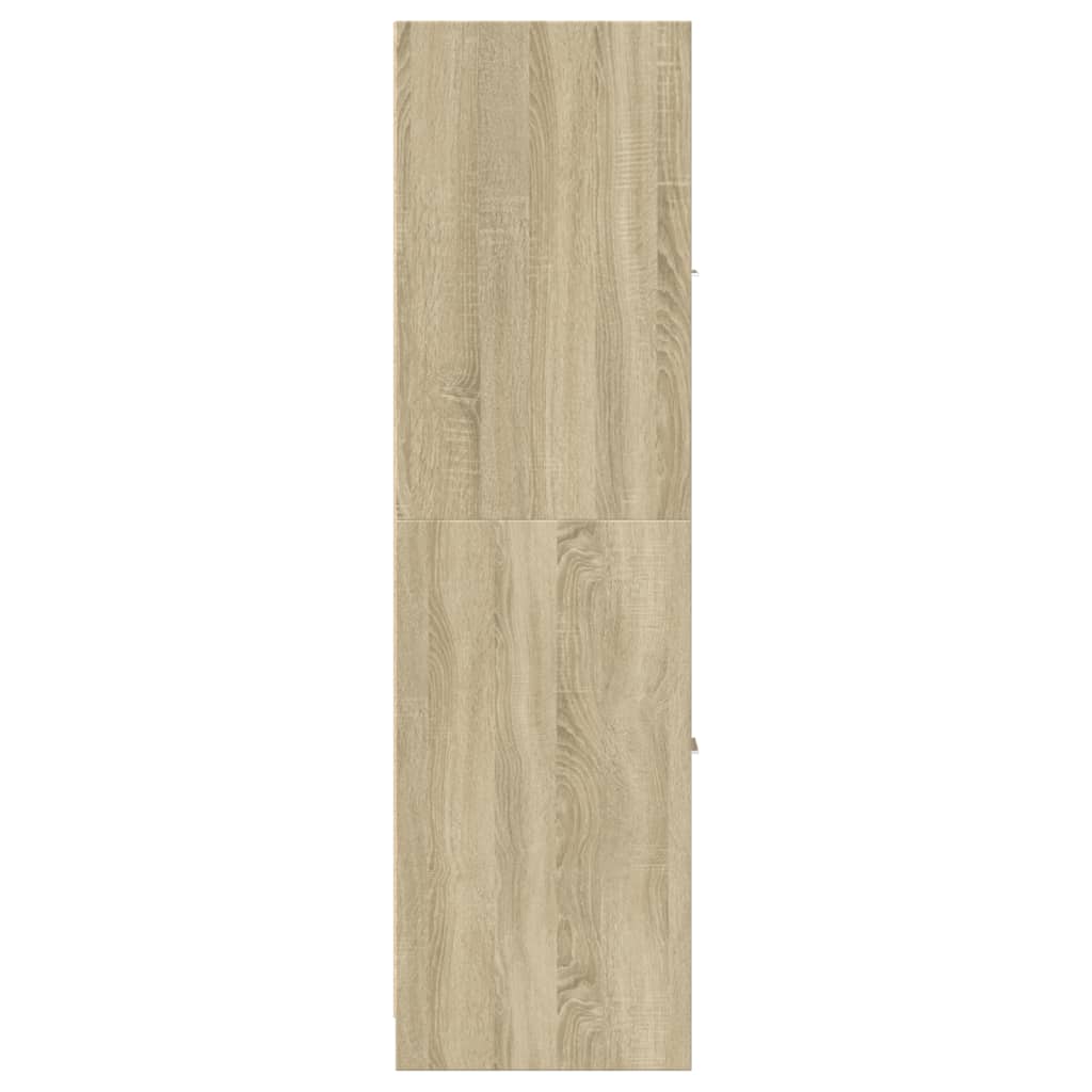 Sonoma Oak Apothecary Cabinet, 30x41x144.5 cm, Engineered Wood