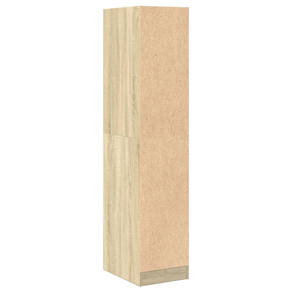 Sonoma Oak Apothecary Cabinet, 30x41x144.5 cm, Engineered Wood