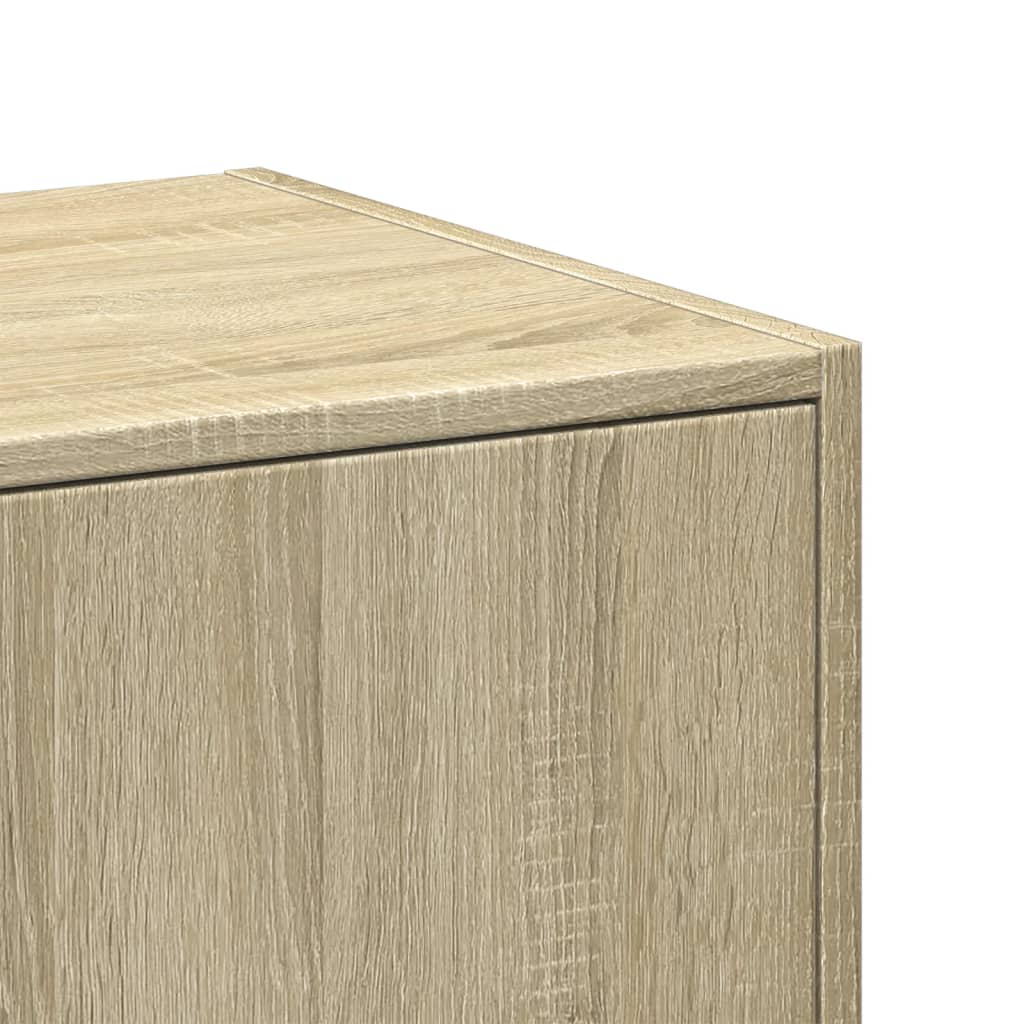Sonoma Oak Apothecary Cabinet, 30x41x144.5 cm, Engineered Wood