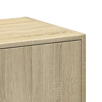 Sonoma Oak Apothecary Cabinet, 30x41x144.5 cm, Engineered Wood