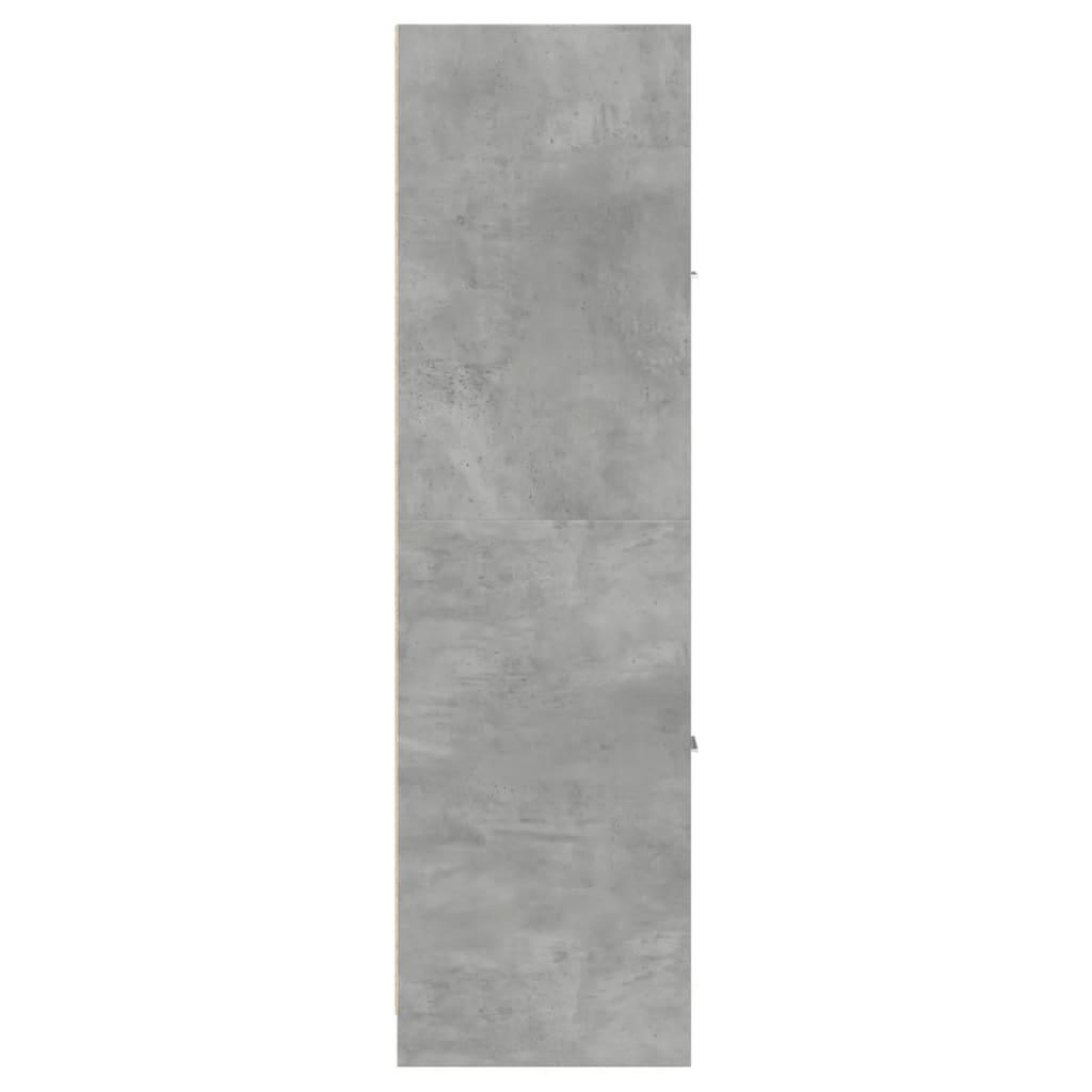 Concrete Grey Apothecary Cabinet, 30x41x144.5 cm, Engineered Wood