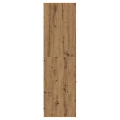 Artisian Oak Apothecary Cabinet - 30x41x144.5 cm Engineered Wood
