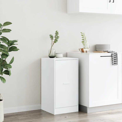 White Engineered Wood Apothecary Cabinet 40x41x77.5 cm