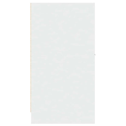 White Engineered Wood Apothecary Cabinet 40x41x77.5 cm