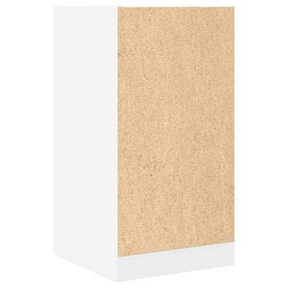 White Engineered Wood Apothecary Cabinet 40x41x77.5 cm