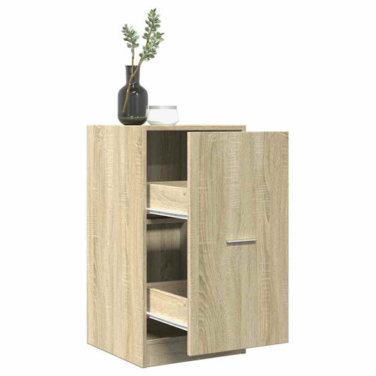 Sonoma Oak Apothecary Cabinet 40x41x77.5cm - Engineered Wood