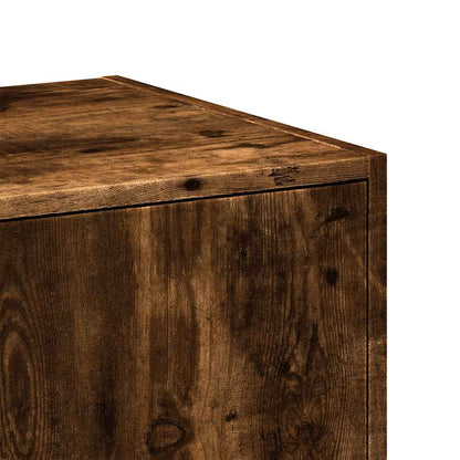 Smoked Oak Apothecary Cabinet, 40x41x77.5 cm, Engineered Wood