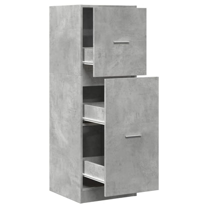 Concrete Grey Apothecary Cabinet 40x41x118 cm Engineered Wood