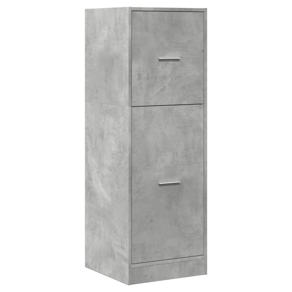 Concrete Grey Apothecary Cabinet 40x41x118 cm Engineered Wood