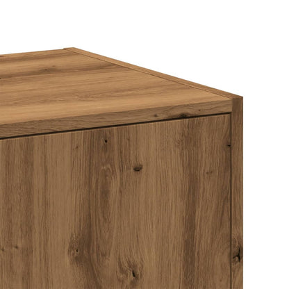 Artisan Oak Apothecary Cabinet - Engineered Wood, 40x41x118 cm