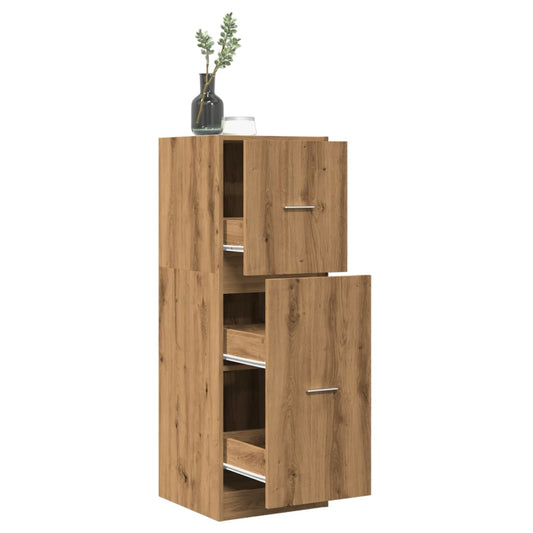 Artisan Oak Apothecary Cabinet - Engineered Wood, 40x41x118 cm