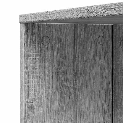 Space-Saving Grey Sonoma Bathroom Cupboard with Wheels