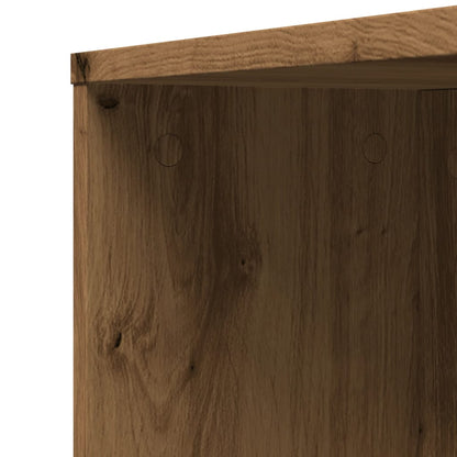 Mobile Bathroom Cupboard in Artisan Oak - Engineered Wood Finish