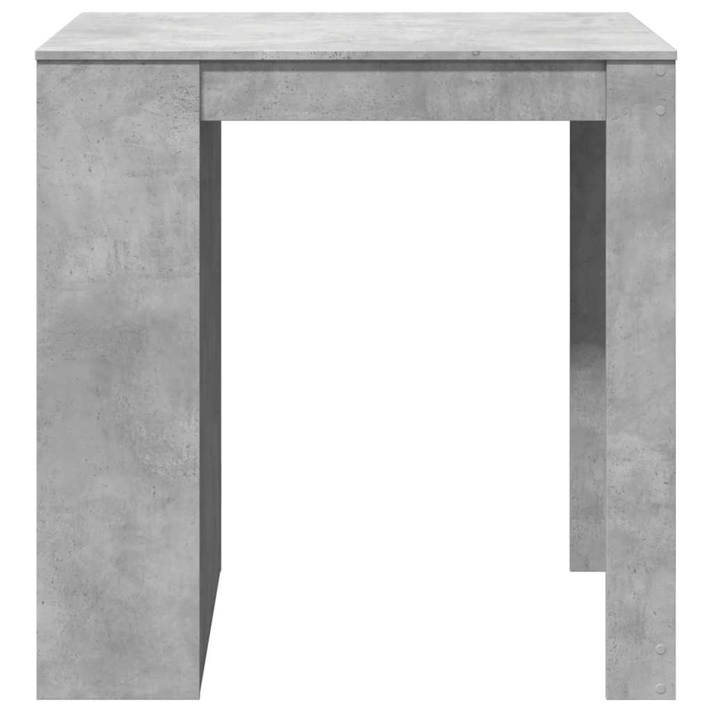 Concrete Grey Engineered Wood Bar Table 102x70x103.5 cm
