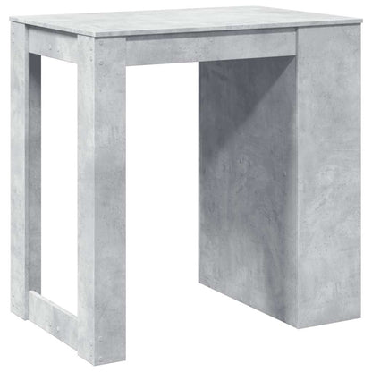 Concrete Grey Engineered Wood Bar Table 102x70x103.5 cm