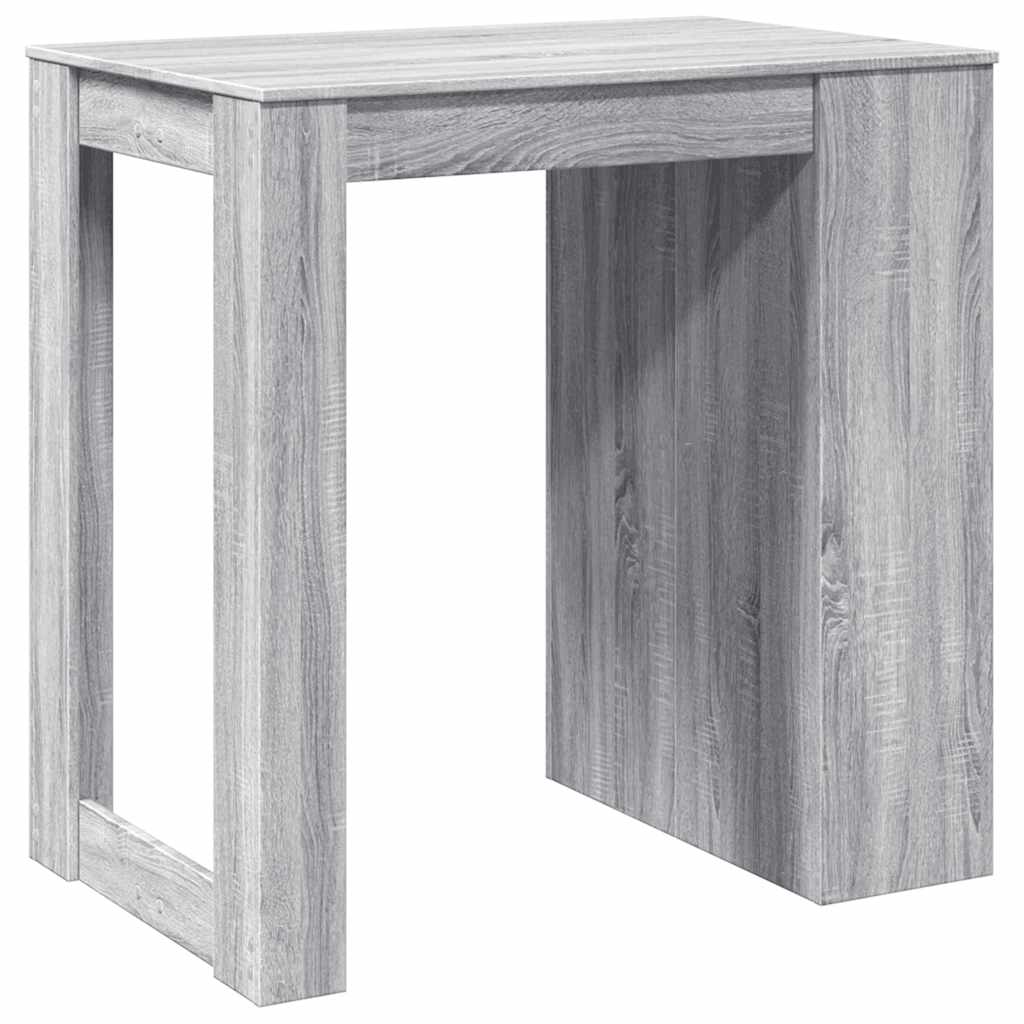 Grey Sonoma Bar Table, Engineered Wood, 102x70x103.5 cm