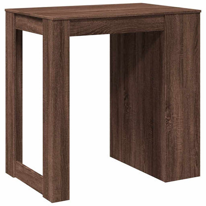 Brown Oak Bar Table - 102x70x103.5 cm Engineered Wood