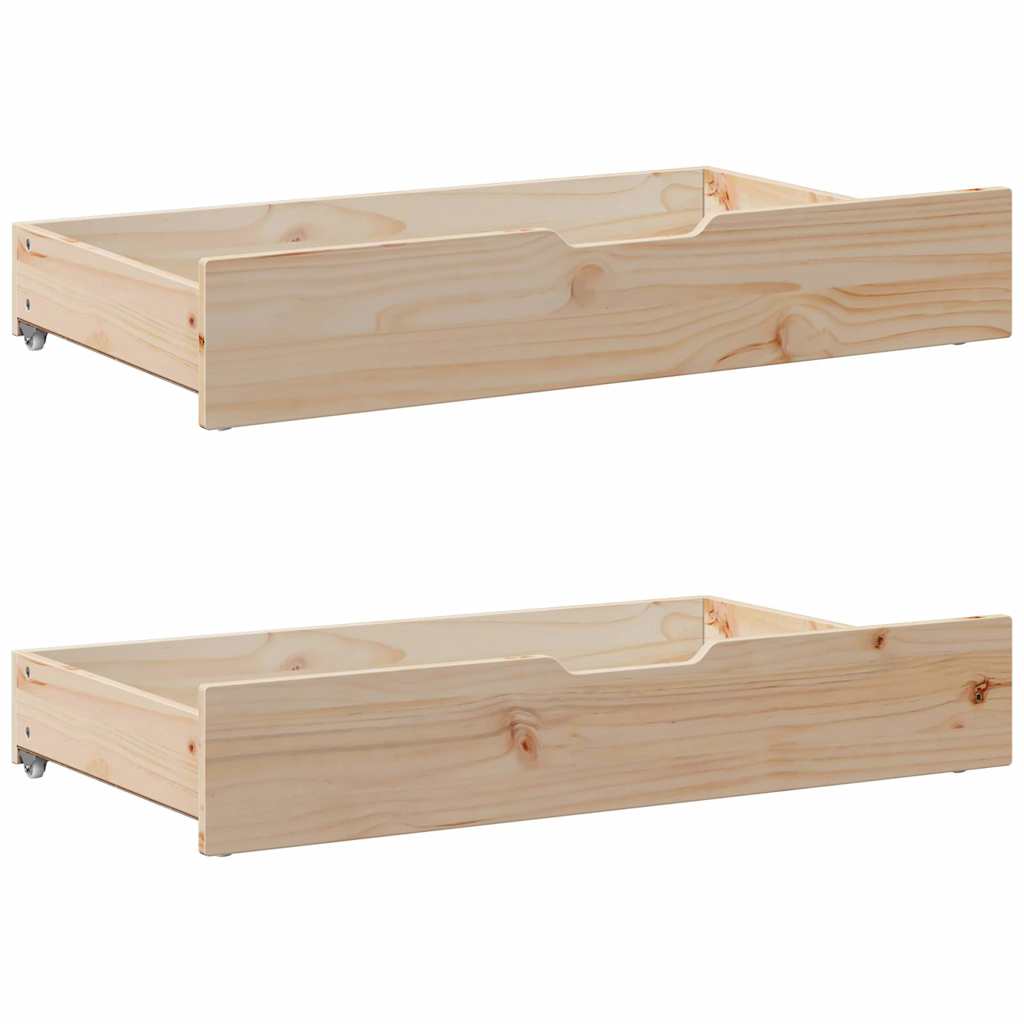 Bed Frame without Mattress 120x200 cm Solid Wood Pine