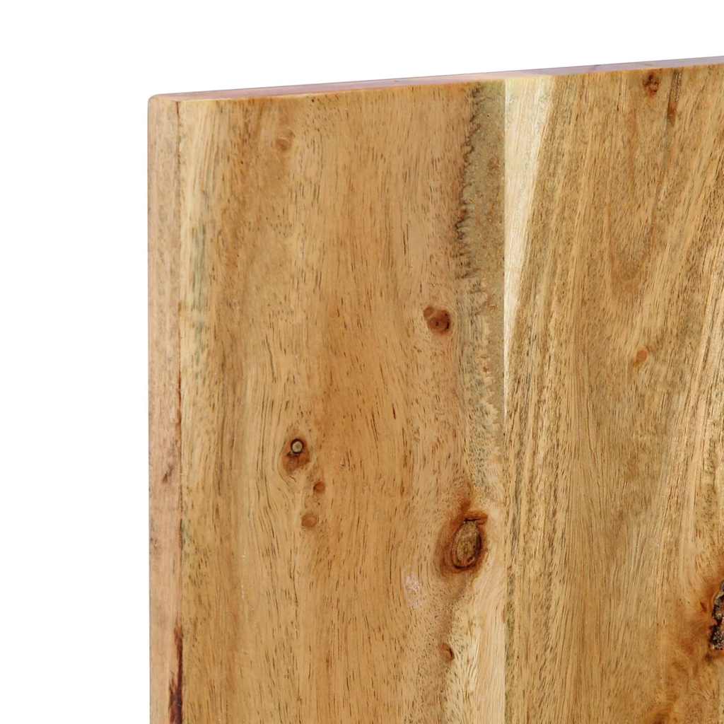 Solid Acacia Wood Headboard - 120 cm, Rustic Charm