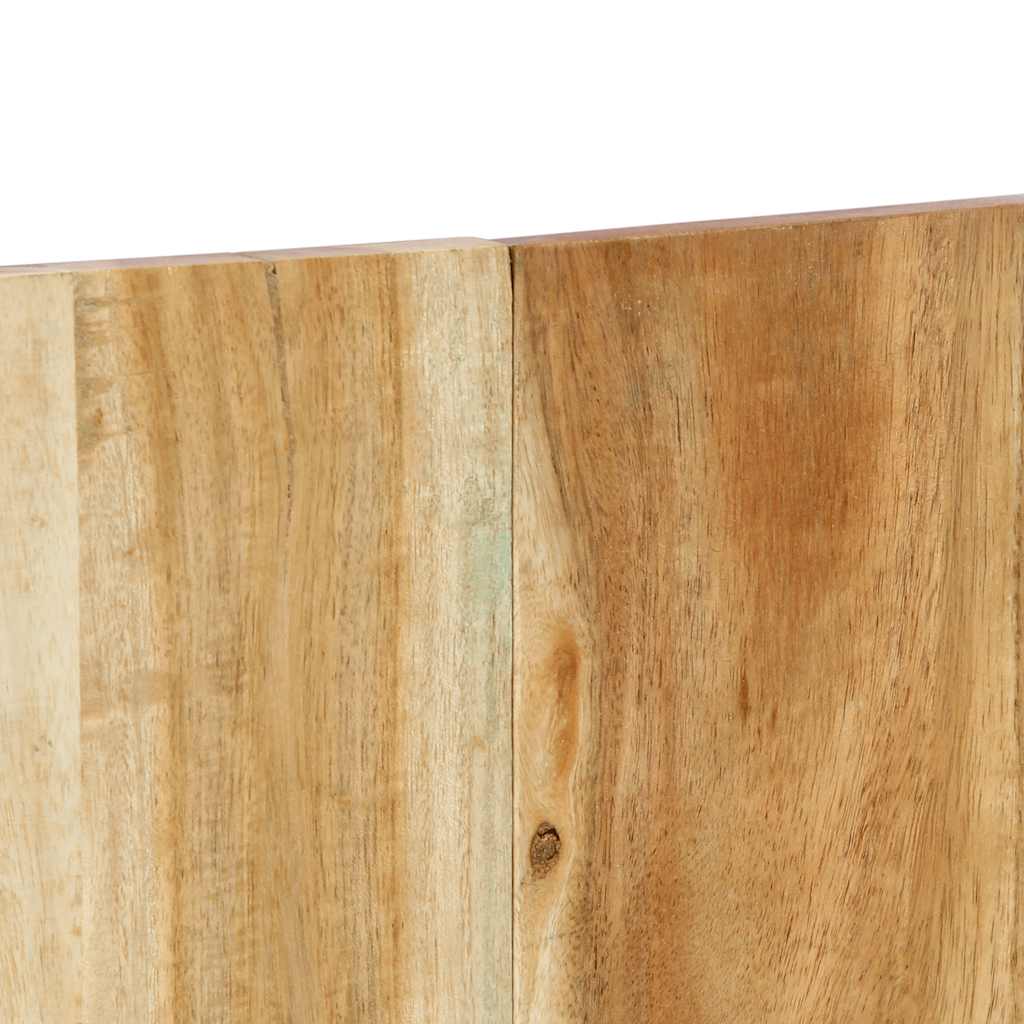 Solid Acacia Wood Headboard - 120 cm, Rustic Charm
