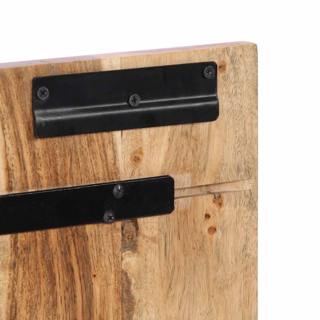 Solid Acacia Wood Headboard - 120 cm, Rustic Charm