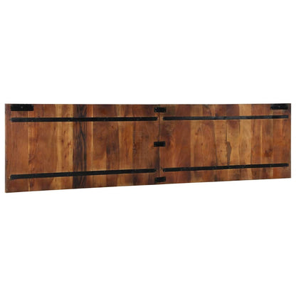 Headboard Multicolour 200 cm Solid Wood Reclaimed