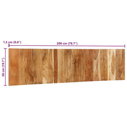 Headboard 200 cm Solid Wood Acacia