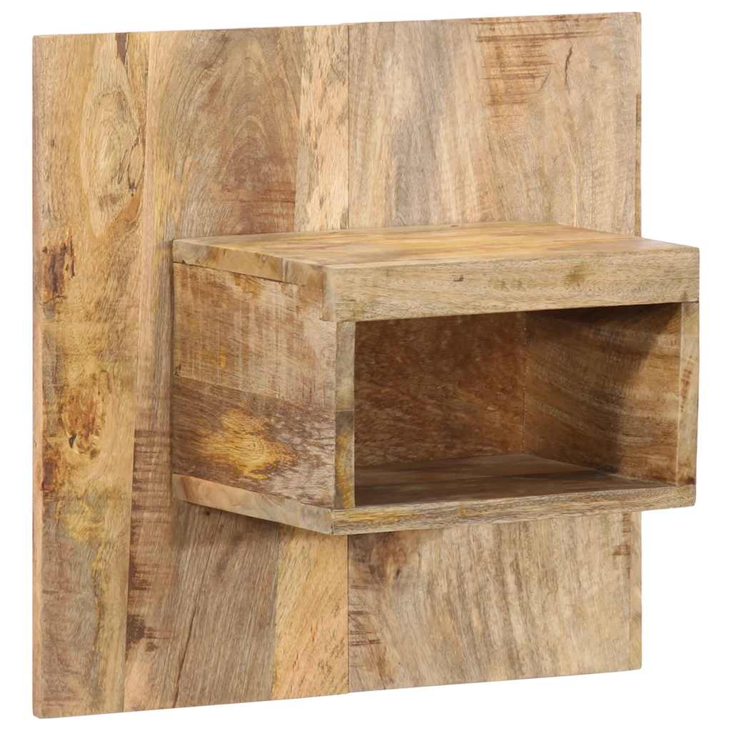 Solid Mango Wood Bedside Cabinet 50x27x50 cm - Rustic Charm