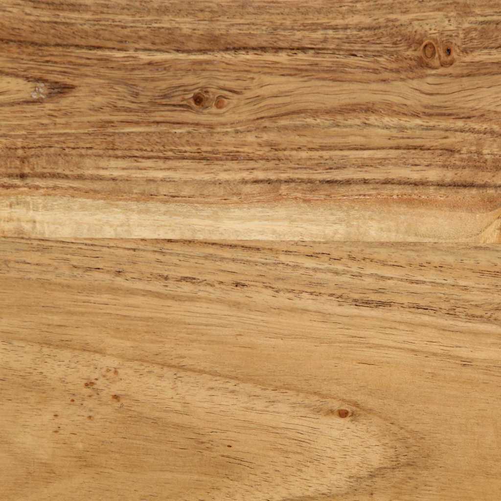 Solid Acacia Wood Bedside Cabinet 50x27x50 cm - Natural Finish