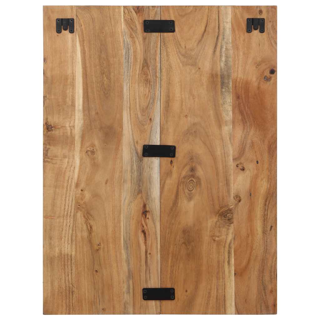 Solid Acacia Wood Bedside Cabinet 60x32x80 cm - Stylish & Durable