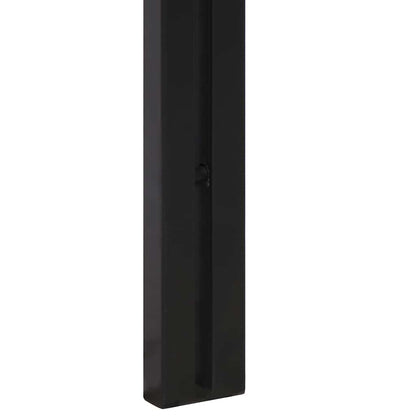 Solid Acacia Wood & Iron Headboard - 140 cm, Rustic Charm