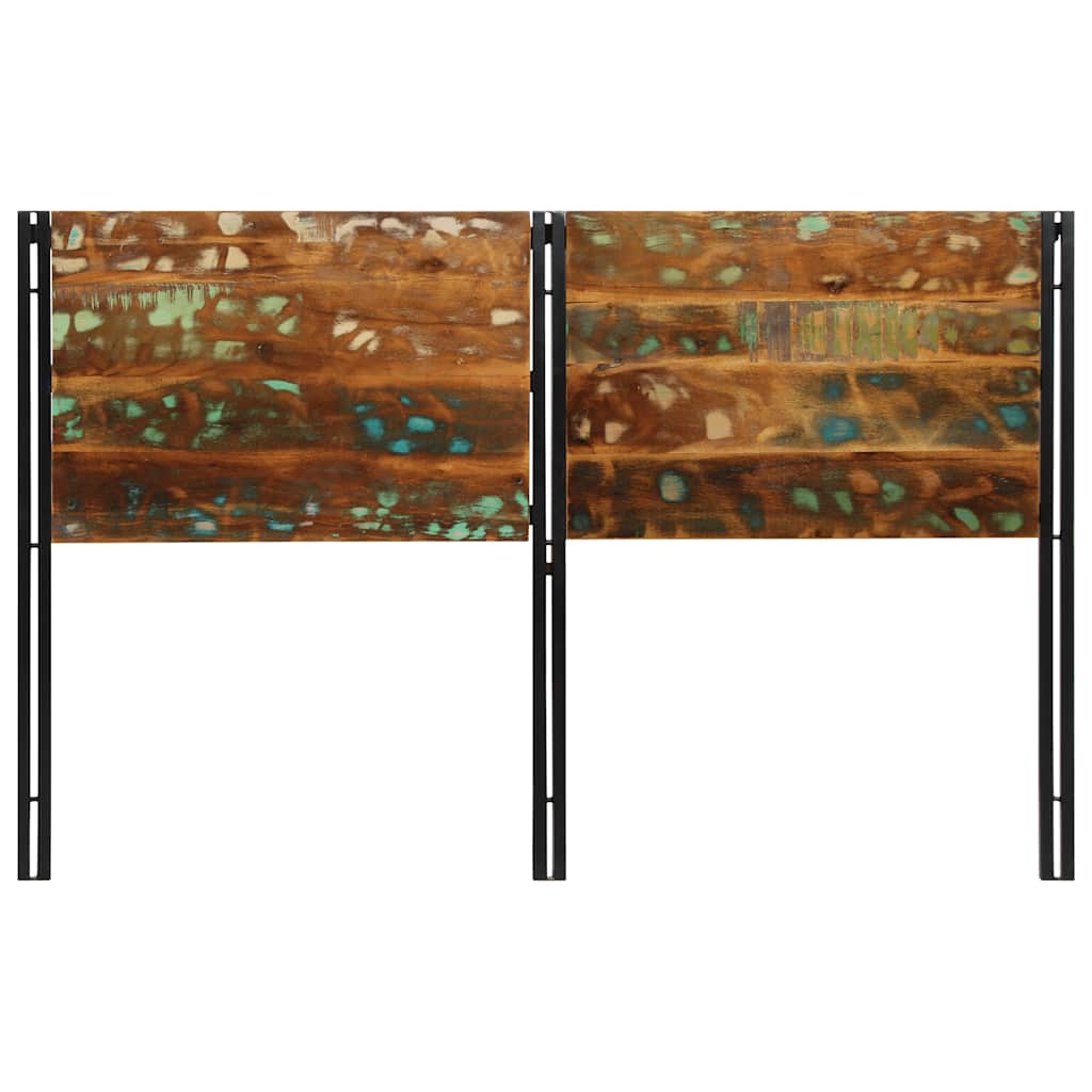 Eco-Chic 160cm Reclaimed Wood & Iron Headboard