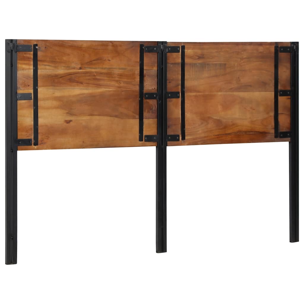 Eco-Chic 160cm Reclaimed Wood & Iron Headboard