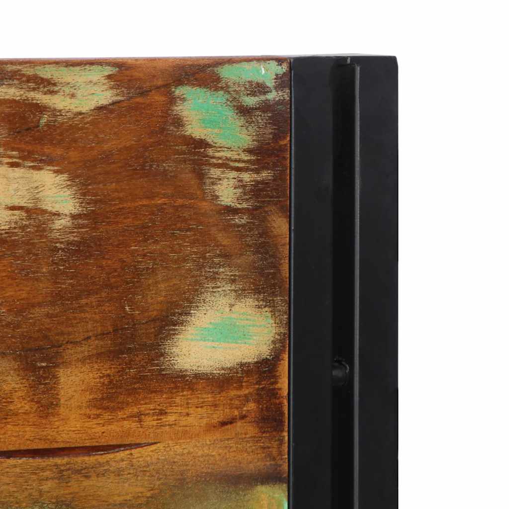 Eco-Chic 160cm Reclaimed Wood & Iron Headboard