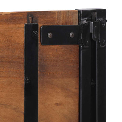 Eco-Chic 160cm Reclaimed Wood & Iron Headboard