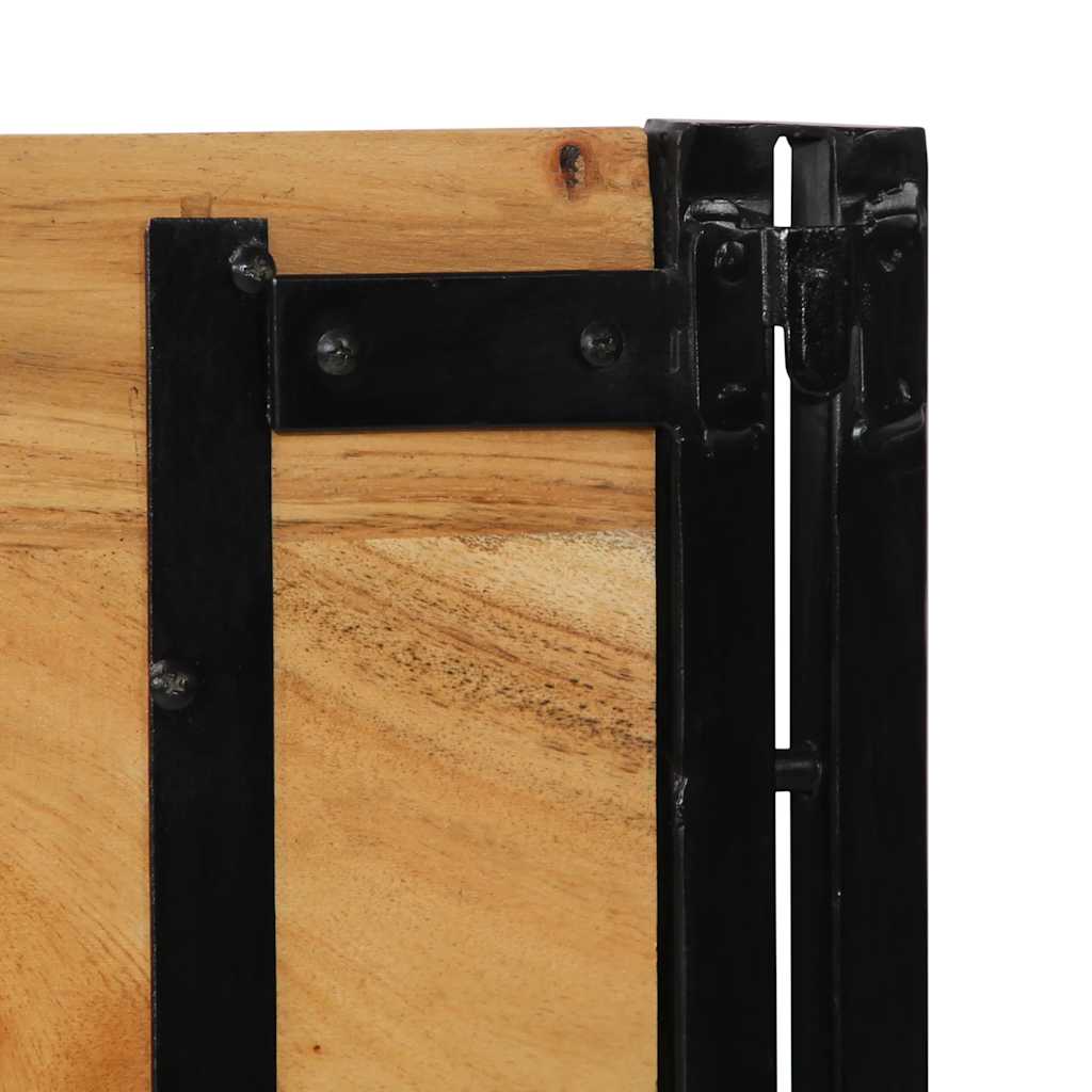 Solid Acacia & Iron Headboard, 180 cm - Stylish & Durable Design