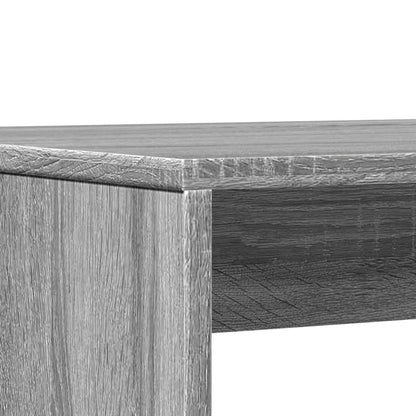 Grey Sonoma 3-Piece Dining Table & Bench Set - Engineered Wood