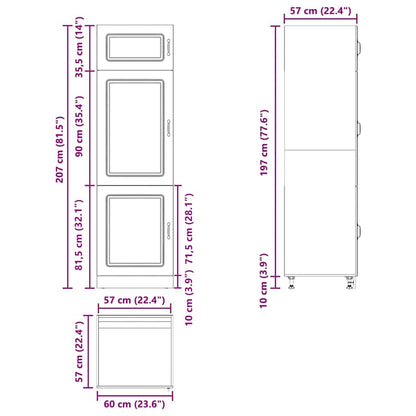 Kitchen Cupboard Kalmar Sonoma Oak Engineered Wood