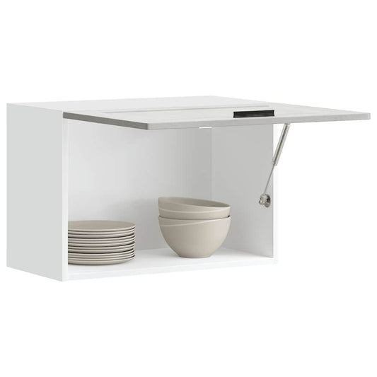 Kitchen Wall Cabinet Porto Concrete Grey Engineered Wood
