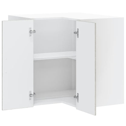 Kitchen Wall Corner Cabinet "Porto" Grey Sonoma Engineered Wood