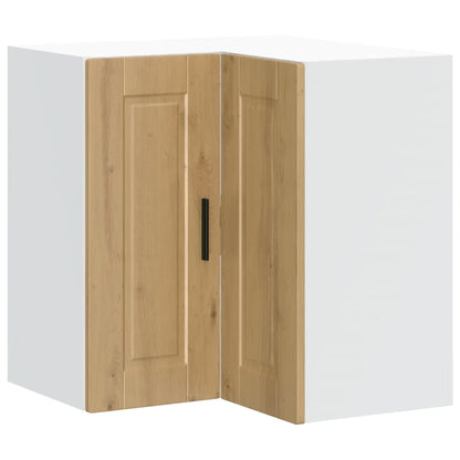 Kitchen Wall Corner Cabinet "Porto" Artisan Oak Engineered Wood
