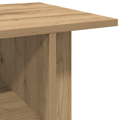 TV Cabinet with Castors Artisan Oak 80x40x45 cm Engineered Wood