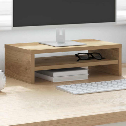 Monitor Stand Artisan Oak 42x24x13 cm Engineered Wood