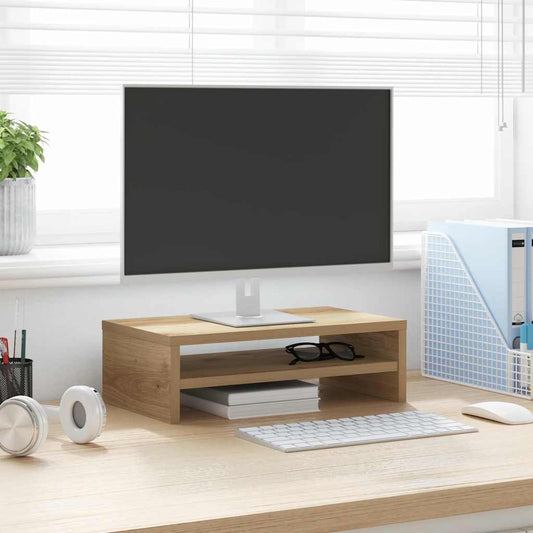 Monitor Stand Artisan Oak 42x24x13 cm Engineered Wood