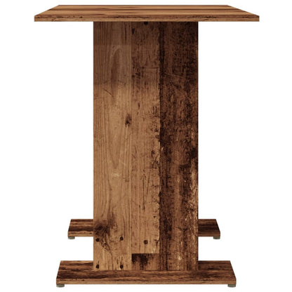 Rustic 110cm Dining Table - Vintage Engineered Wood Finish