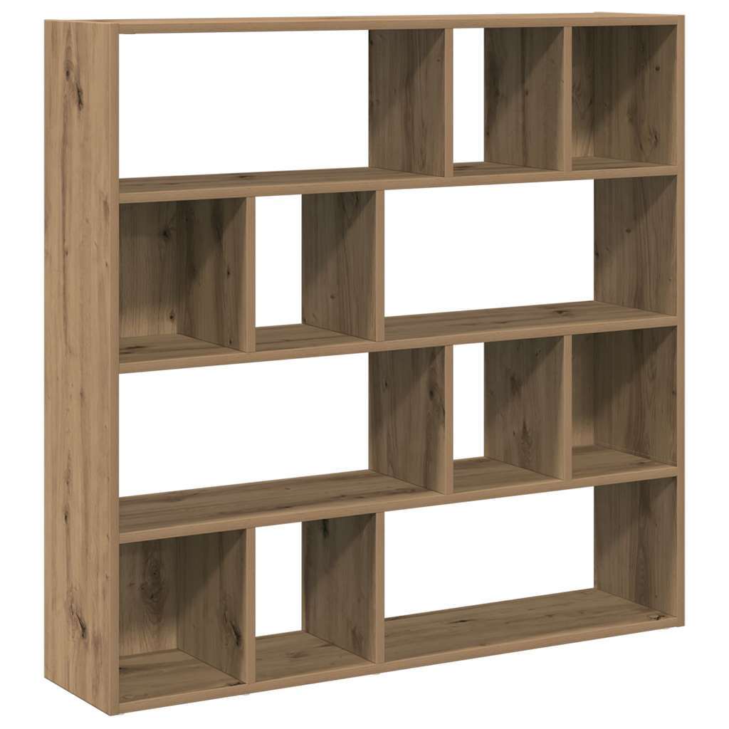 Artisan Oak Book Cabinet/Room Divider, 105x24x102 cm