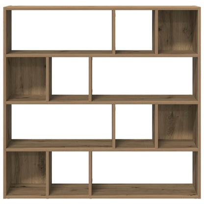 Artisan Oak Book Cabinet/Room Divider, 105x24x102 cm