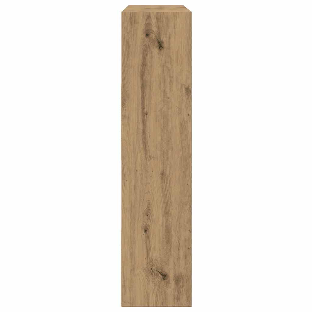 Artisan Oak Book Cabinet/Room Divider, 105x24x102 cm